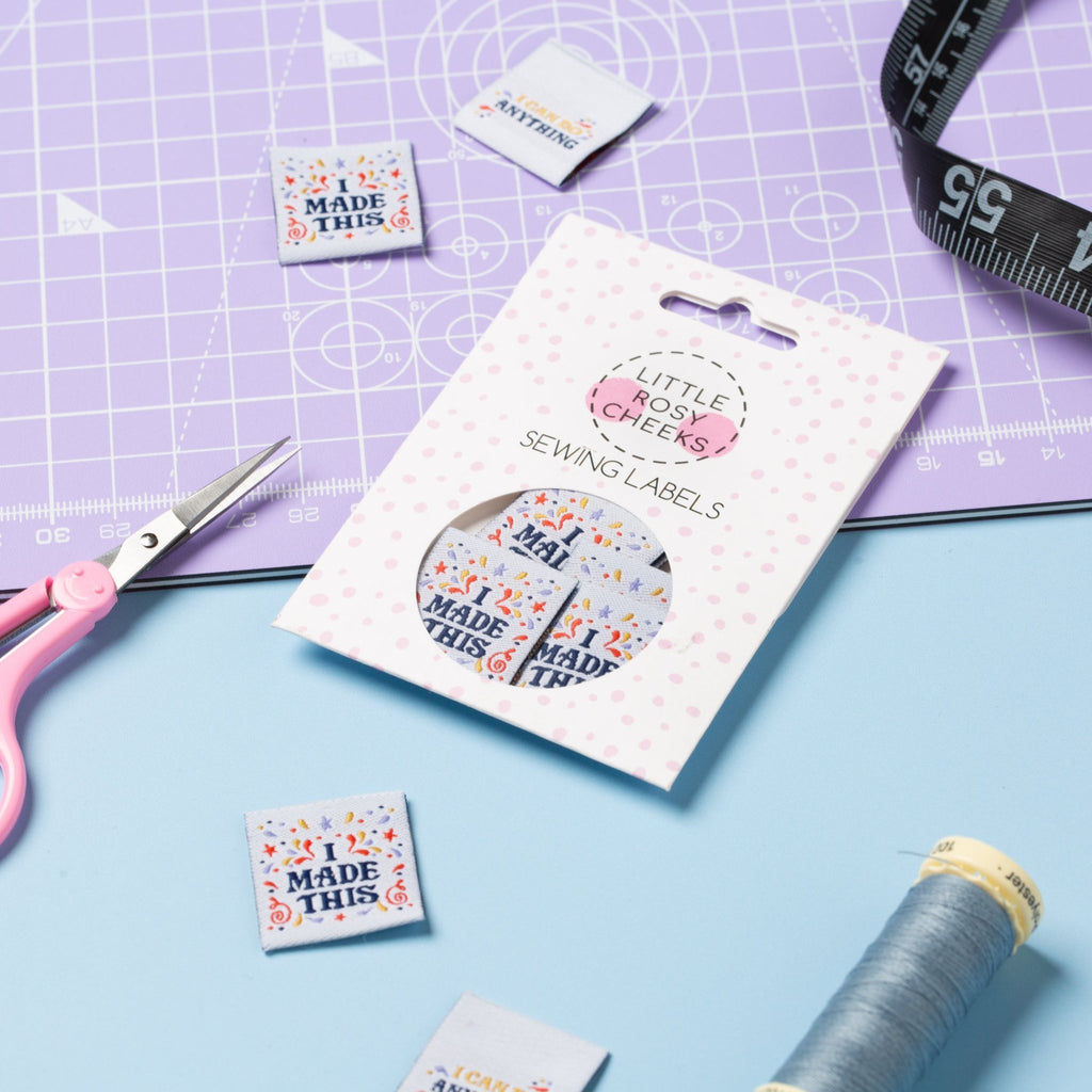 Little Rosy Cheeks- 'i am unique' sewing labels — Becky's Sewing Studio